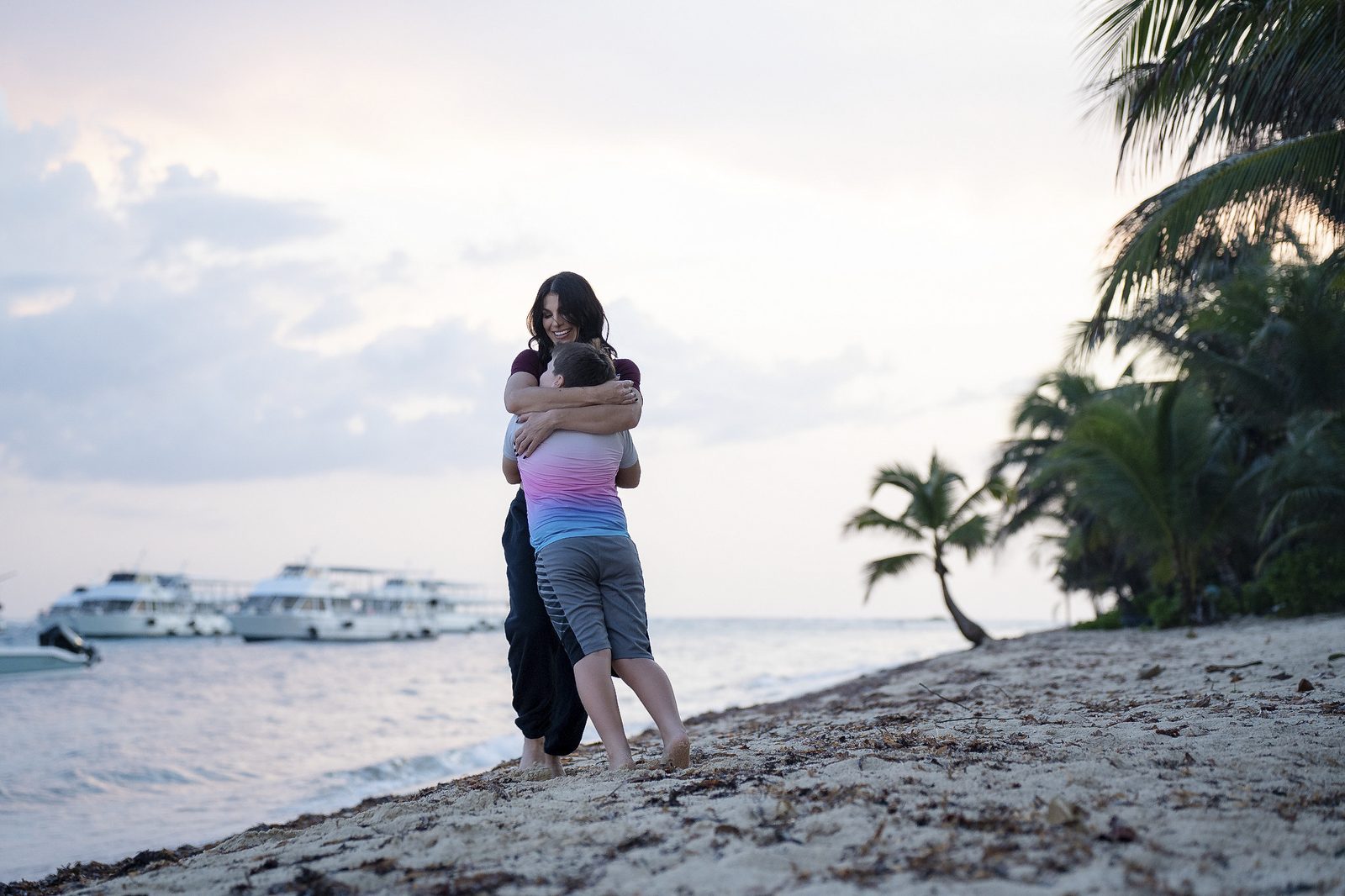 Sutton Burke off stage in Grand Cayman